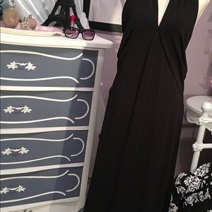 Black Halter Gown by Talbot